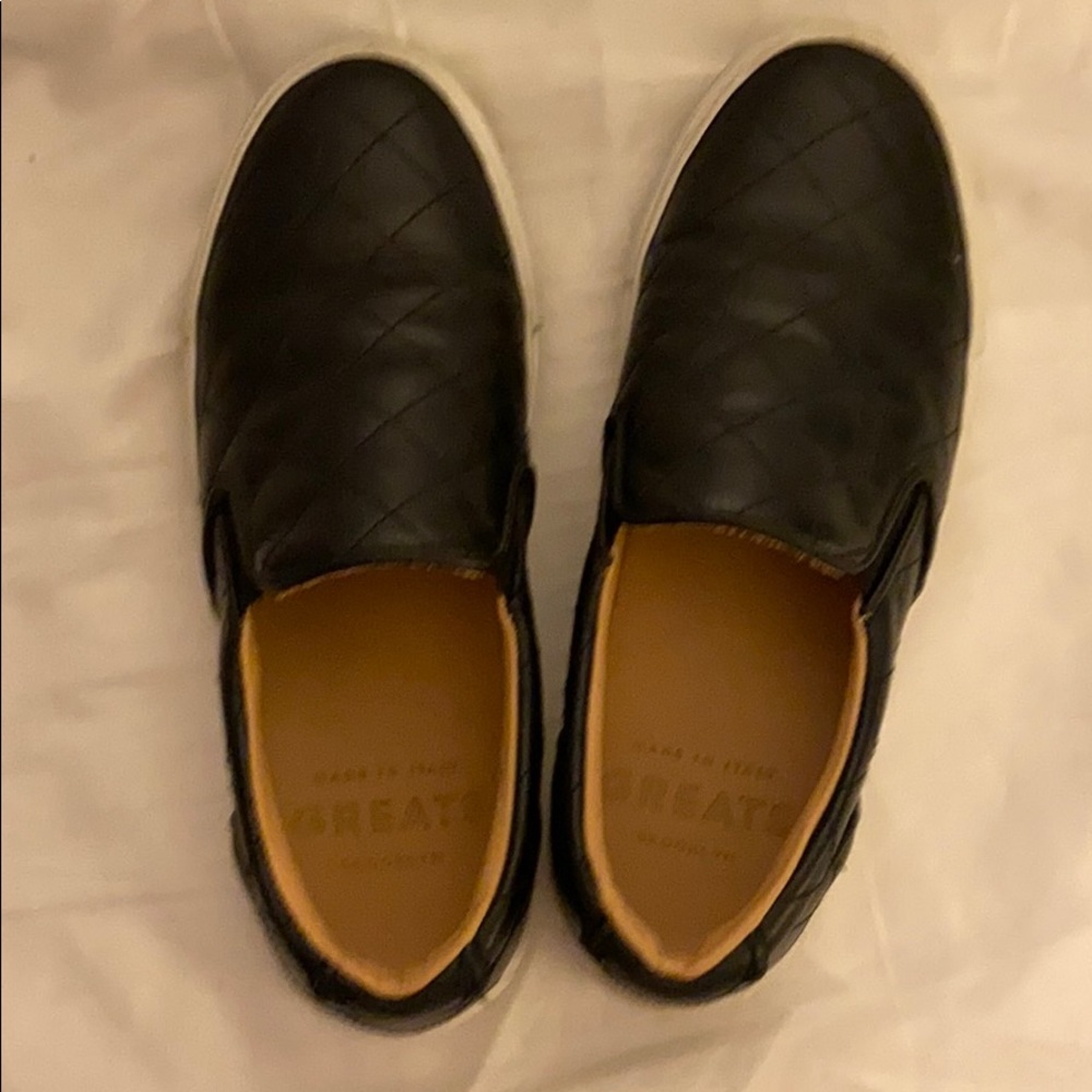 EUC Greats Brand slip-on Italian leather sneakers